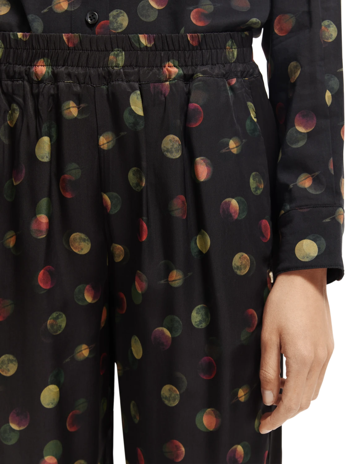 Scotch & Soda The Gia Mid-Rise Wide-Leg Elasticated Trousers 6 Scotch & Soda The Gia Mid-Rise Wide-Leg Elasticated Trousers - Image 4