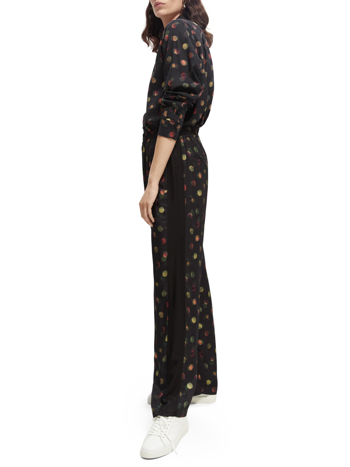 Scotch & Soda The Gia Mid-Rise Wide-Leg Elasticated Trousers 16 Scotch & Soda The Gia Mid-Rise Wide-Leg Elasticated Trousers - Image 14
