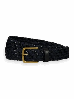 Scotch & Soda Braided Leather And Cord Belt -Scotch & Soda 169453 Combo 20B FNT