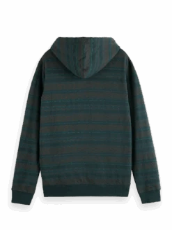Scotch & Soda Striped Contrast-Lined Hoodie 19 Scotch & Soda Striped Contrast-Lined Hoodie -Scotch & Soda 169470 Combo 20A BCK