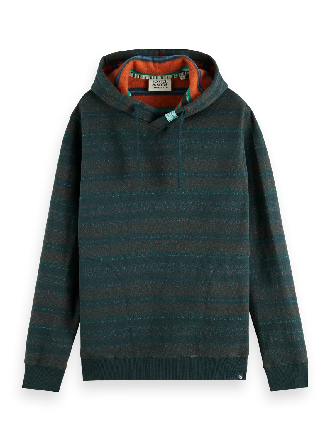 Scotch & Soda Striped Contrast-Lined Hoodie 7 Scotch & Soda Striped Contrast-Lined Hoodie - Image 5