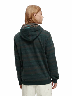 Scotch & Soda Striped Contrast-Lined Hoodie 22 Scotch & Soda Striped Contrast-Lined Hoodie -Scotch & Soda 169470 Combo 20A MDL BCK