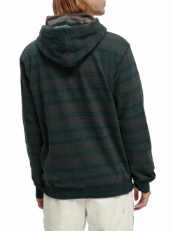 Scotch & Soda Striped Contrast-Lined Hoodie 16 Scotch & Soda Striped Contrast-Lined Hoodie -Scotch & Soda 169470 Combo 20A NHD BCK