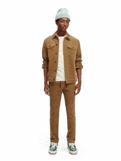 Scotch & Soda Corduroy Jogger -Scotch & Soda 169484 Sand MDL FNT