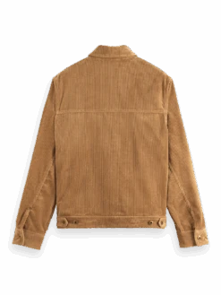 Scotch & Soda Corduroy Trucker Jacket 23 Scotch & Soda Corduroy Trucker Jacket -Scotch & Soda 169485 Sand BCK