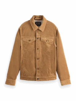 Scotch & Soda Corduroy Trucker Jacket 22 Scotch & Soda Corduroy Trucker Jacket -Scotch & Soda 169485 Sand FNT