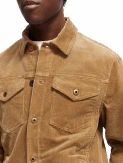 Scotch & Soda Corduroy Trucker Jacket 28 Scotch & Soda Corduroy Trucker Jacket -Scotch & Soda 169485 Sand MDL DTL1