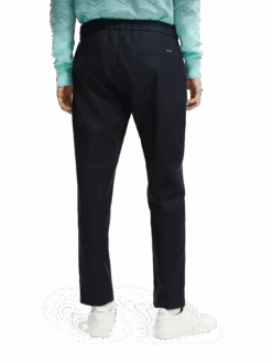 Scotch & Soda Wool-Blended Dress Trousers -Scotch & Soda 169578 Night MDL BCK