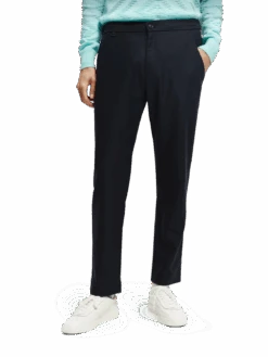 Scotch & Soda Wool-Blended Dress Trousers -Scotch & Soda 169578 Night MDL CRP