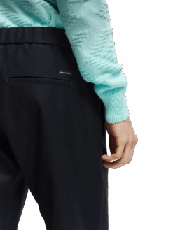 Scotch & Soda Wool-Blended Dress Trousers -Scotch & Soda 169578 Night NHD DTL1