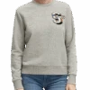 Scotch & Soda Regular-Fit Artwork Crewneck Sweatshirt -Scotch & Soda 169610 Light 20Heather 20Grey NHD CRP