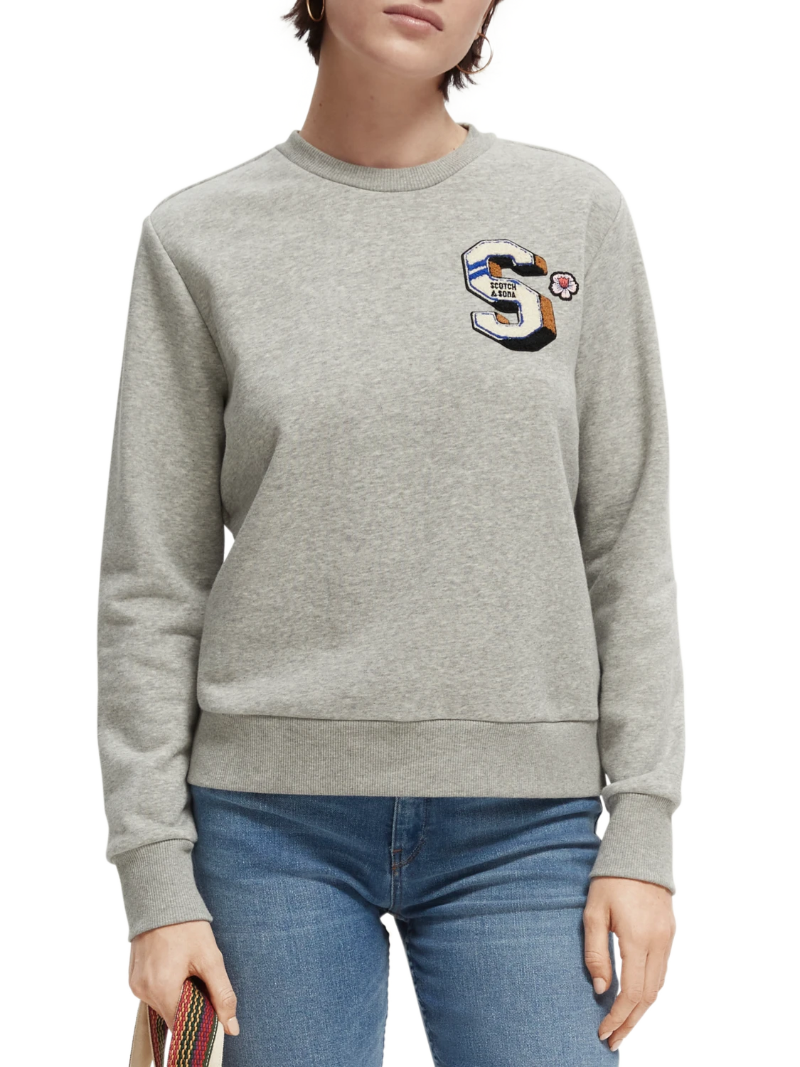 Scotch & Soda Regular-Fit Artwork Crewneck Sweatshirt 3 Scotch & Soda Regular-Fit Artwork Crewneck Sweatshirt
