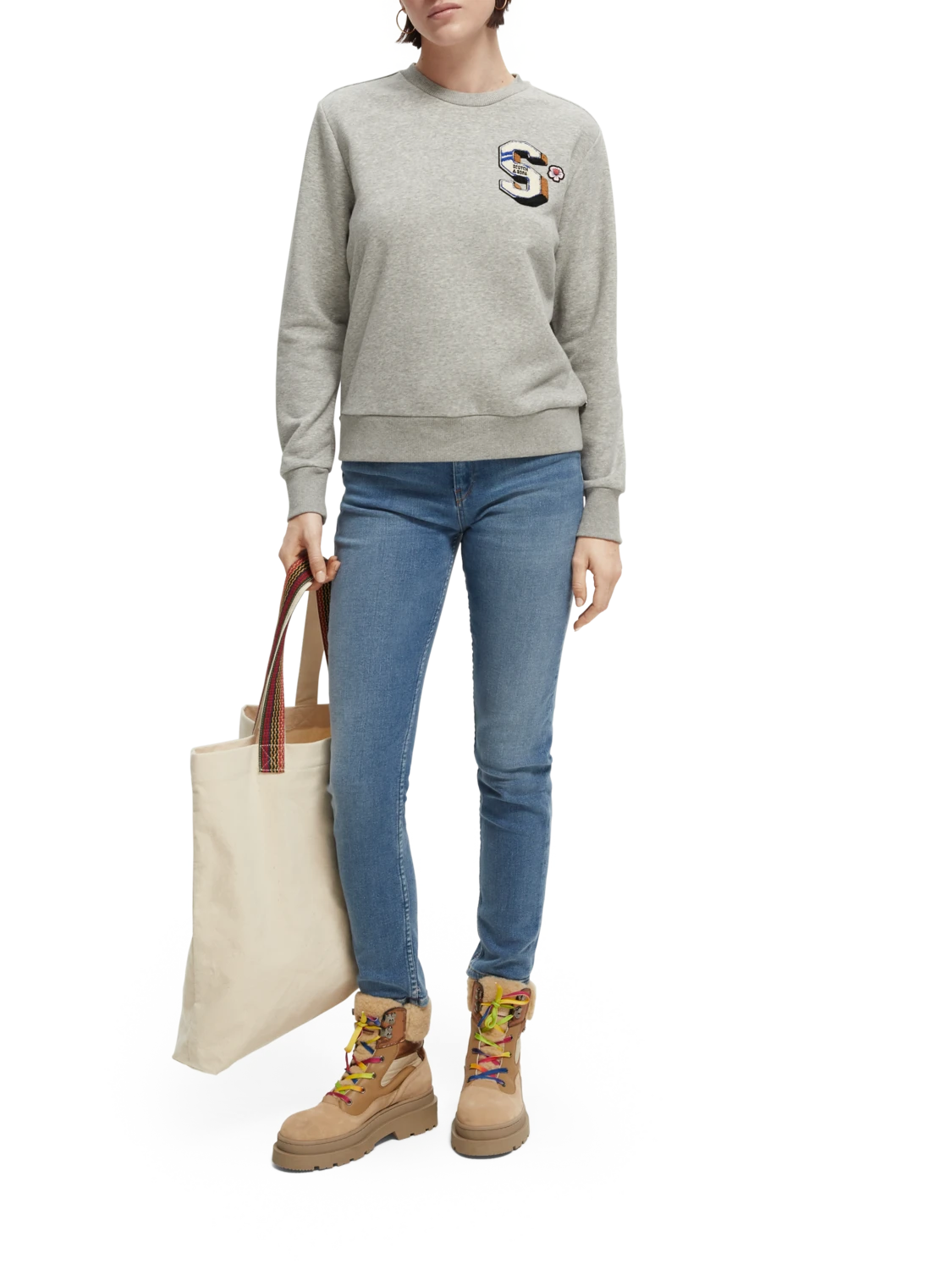 Scotch & Soda Regular-Fit Artwork Crewneck Sweatshirt 4 Scotch & Soda Regular-Fit Artwork Crewneck Sweatshirt - Image 2