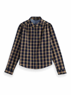 Scotch & Soda Checked Slim Fit Shirt 18 Scotch & Soda Checked Slim Fit Shirt -Scotch & Soda 169617 Blue 20Spruce 20Plaid FNT