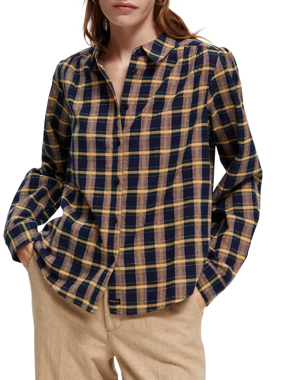 Scotch & Soda Checked Slim Fit Shirt 3 Scotch & Soda Checked Slim Fit Shirt