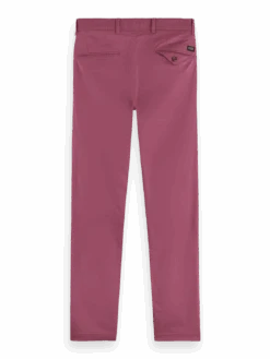 Scotch & Soda Mott Super-Slim Fit Organic Cotton Chino -Scotch & Soda 169785 Dahlia BCK