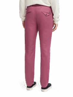 Scotch & Soda Mott Super-Slim Fit Organic Cotton Chino -Scotch & Soda 169785 Dahlia NHD BCK