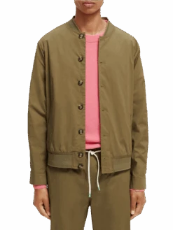 Scotch & Soda Lightweight Organic Cotton Poplin Blouson