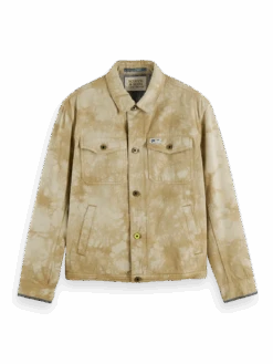 Scotch & Soda Tie-Dye Denim Trucker Jacket -Scotch & Soda 169832 Combo 20B FNT