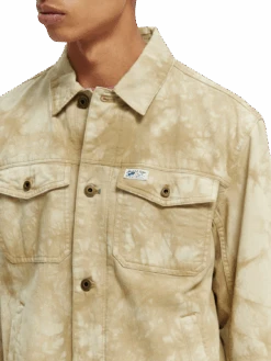 Scotch & Soda Tie-Dye Denim Trucker Jacket -Scotch & Soda 169832 Combo 20B NHD DTL1