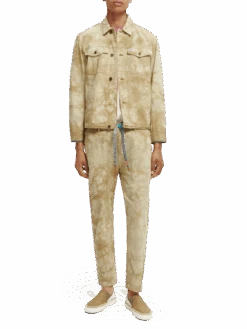 Scotch & Soda Tie-Dye Denim Trucker Jacket -Scotch & Soda 169832 Combo 20B NHD FNT