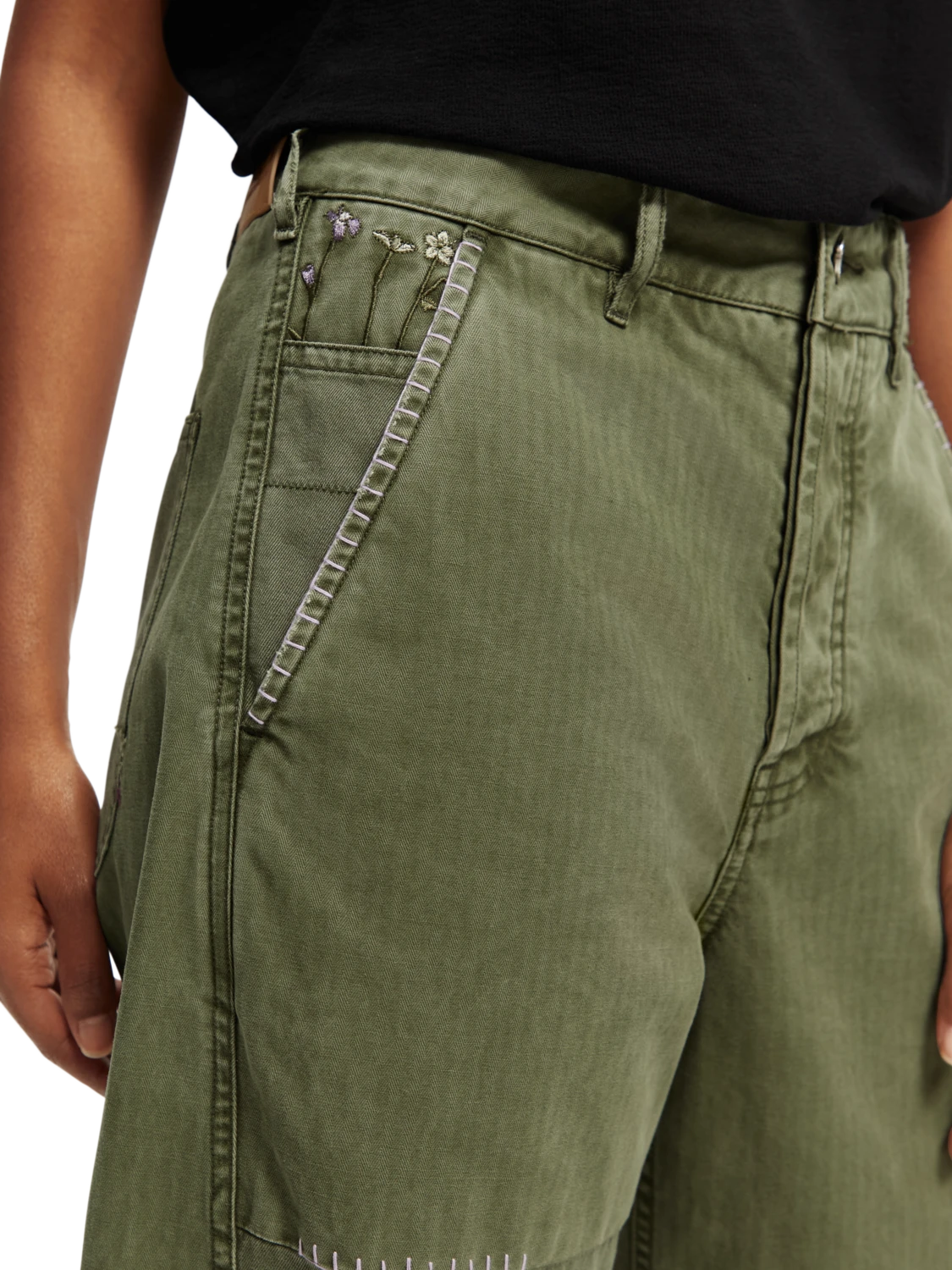 Scotch & Soda The Pip Boyfriend Fit Organic Cotton Chino 6 Scotch & Soda The Pip Boyfriend Fit Organic Cotton Chino - Image 4