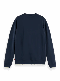 Scotch & Soda Loose Fit Organic Floral Artwork Sweatshirt 15 Scotch & Soda Loose Fit Organic Floral Artwork Sweatshirt -Scotch & Soda 169905 Night BCK