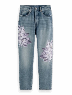 Scotch & Soda Bay Printed Organic Cotton Boyfriend Jeans | Sing Along 16 Scotch & Soda Bay Printed Organic Cotton Boyfriend Jeans | Sing Along -Scotch & Soda 170070 Sing 20Along FNT
