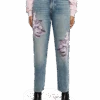 Scotch & Soda Bay Printed Organic Cotton Boyfriend Jeans | Sing Along -Scotch & Soda 170070 Sing 20Along NHD CRP
