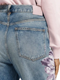 Scotch & Soda Bay Printed Organic Cotton Boyfriend Jeans | Sing Along 15 Scotch & Soda Bay Printed Organic Cotton Boyfriend Jeans | Sing Along -Scotch & Soda 170070 Sing 20Along NHD DTL1