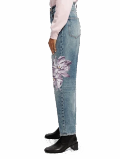 Scotch & Soda Bay Printed Organic Cotton Boyfriend Jeans | Sing Along 21 Scotch & Soda Bay Printed Organic Cotton Boyfriend Jeans | Sing Along -Scotch & Soda 170070 Sing 20Along NHD SDE