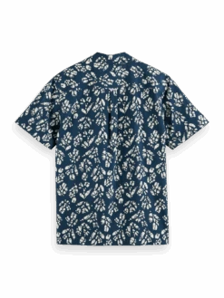 Scotch & Soda Printed Short-Sleeved Camp Shirt 15 Scotch & Soda Printed Short-Sleeved Camp Shirt -Scotch & Soda 170415 Combo 20D BCK