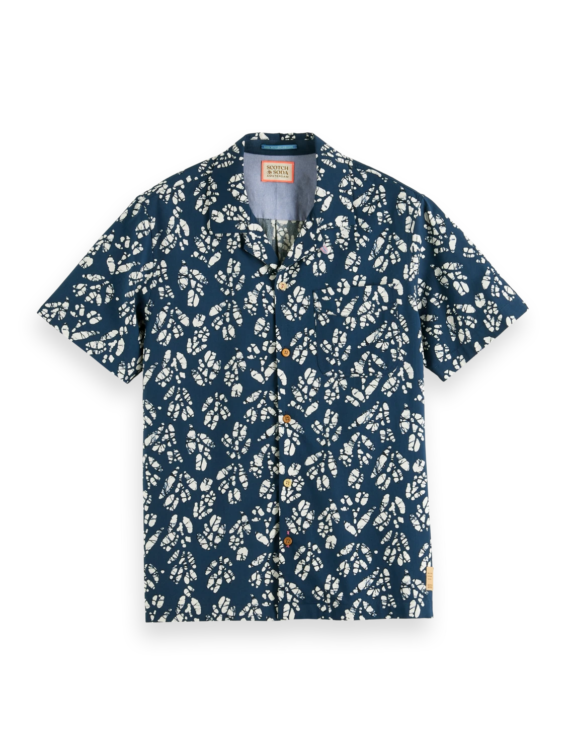 Scotch & Soda Printed Short-Sleeved Camp Shirt 7 Scotch & Soda Printed Short-Sleeved Camp Shirt - Image 5
