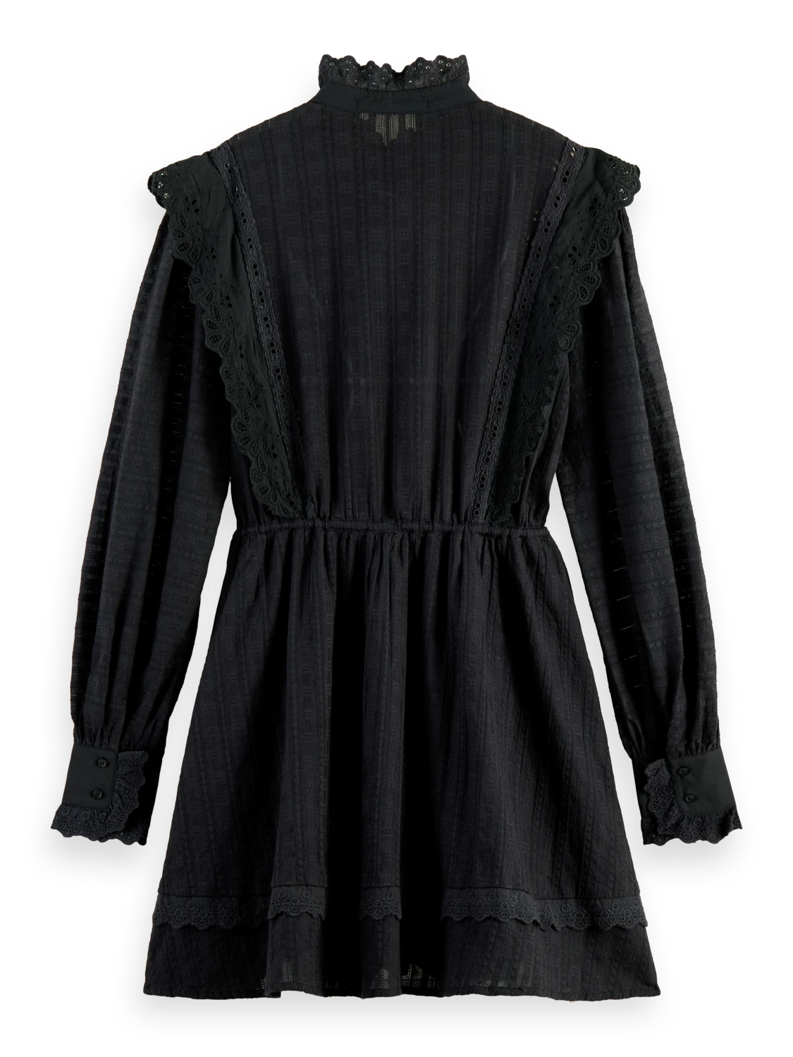 Scotch & Soda Broderie Anglaise Mini Organic Cotton Dress 8 Scotch & Soda Broderie Anglaise Mini Organic Cotton Dress - Image 6