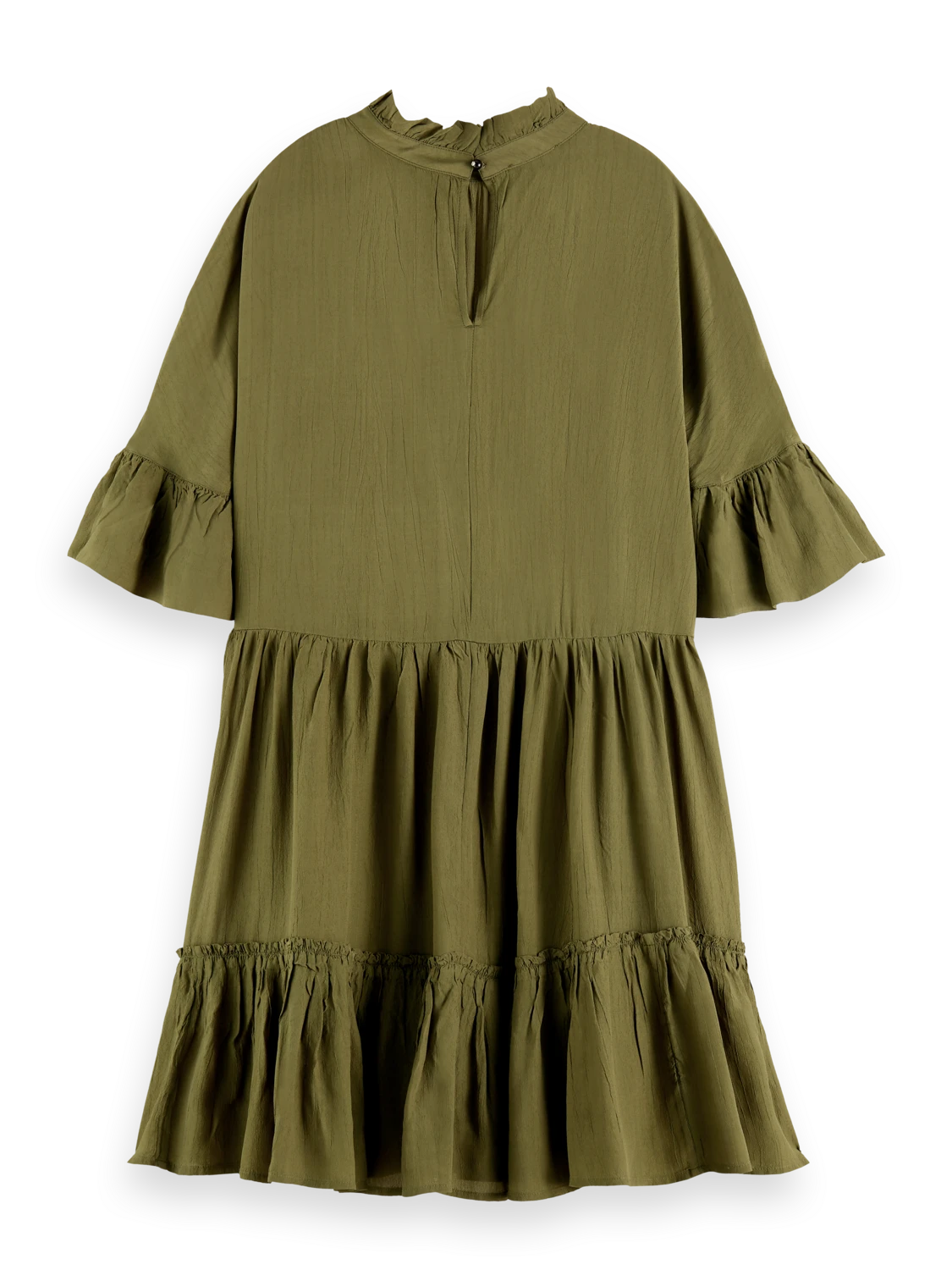 Scotch & Soda Ruffle-Sleeved Tiered Mini Dress 8 Scotch & Soda Ruffle-Sleeved Tiered Mini Dress - Image 6