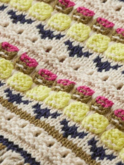 Scotch & Soda Mixed Stitch Sweater -Scotch & Soda 170984 White 20Sand DTL6