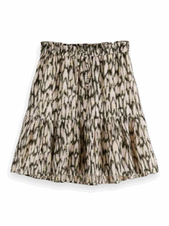 Scotch & Soda Printed Short Skirt 20 Scotch & Soda Printed Short Skirt -Scotch & Soda 171115 Combo 20R FNT