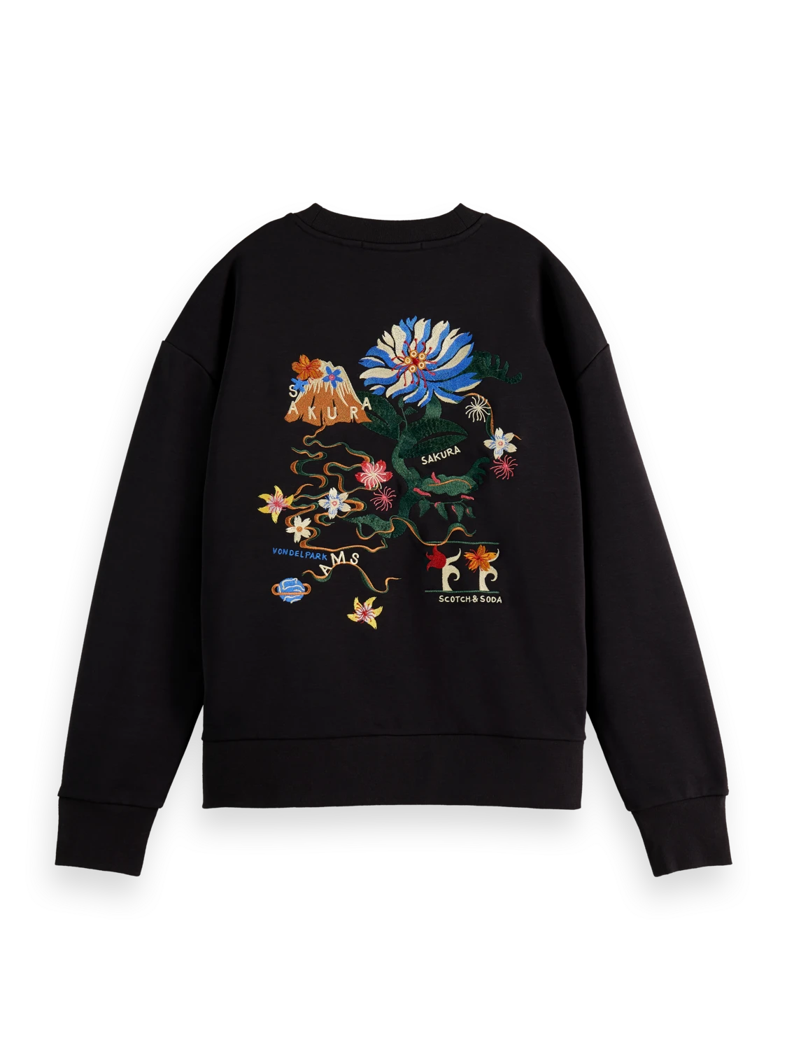 Scotch & Soda Loose Fit Embroidered Sweatshirt 8 Scotch & Soda Loose Fit Embroidered Sweatshirt - Image 6