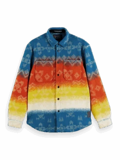 Scotch & Soda Jacquard Heavyweight Overshirt -Scotch & Soda 171319 Combo 20A FNT