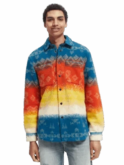 Scotch & Soda Jacquard Heavyweight Overshirt -Scotch & Soda 171319 Combo 20A MDL CRP