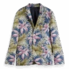 Scotch & Soda Floral Printed Single-Breasted Blazer -Scotch & Soda 171394 Combo 20A FNT