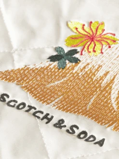 Scotch & Soda Embroidered Satin Bomber Jacket -Scotch & Soda 171434 Combo 20A DTL1