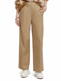 Scotch & Soda Low-Rise Wide Leg Trousers