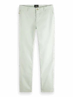 Scotch & Soda Mott Garment-Dyed Super-Slim Fit Chino -Scotch & Soda 171534 Mint FNT
