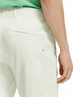 Scotch & Soda Mott Garment-Dyed Super-Slim Fit Chino -Scotch & Soda 171534 Mint NHD DTL1