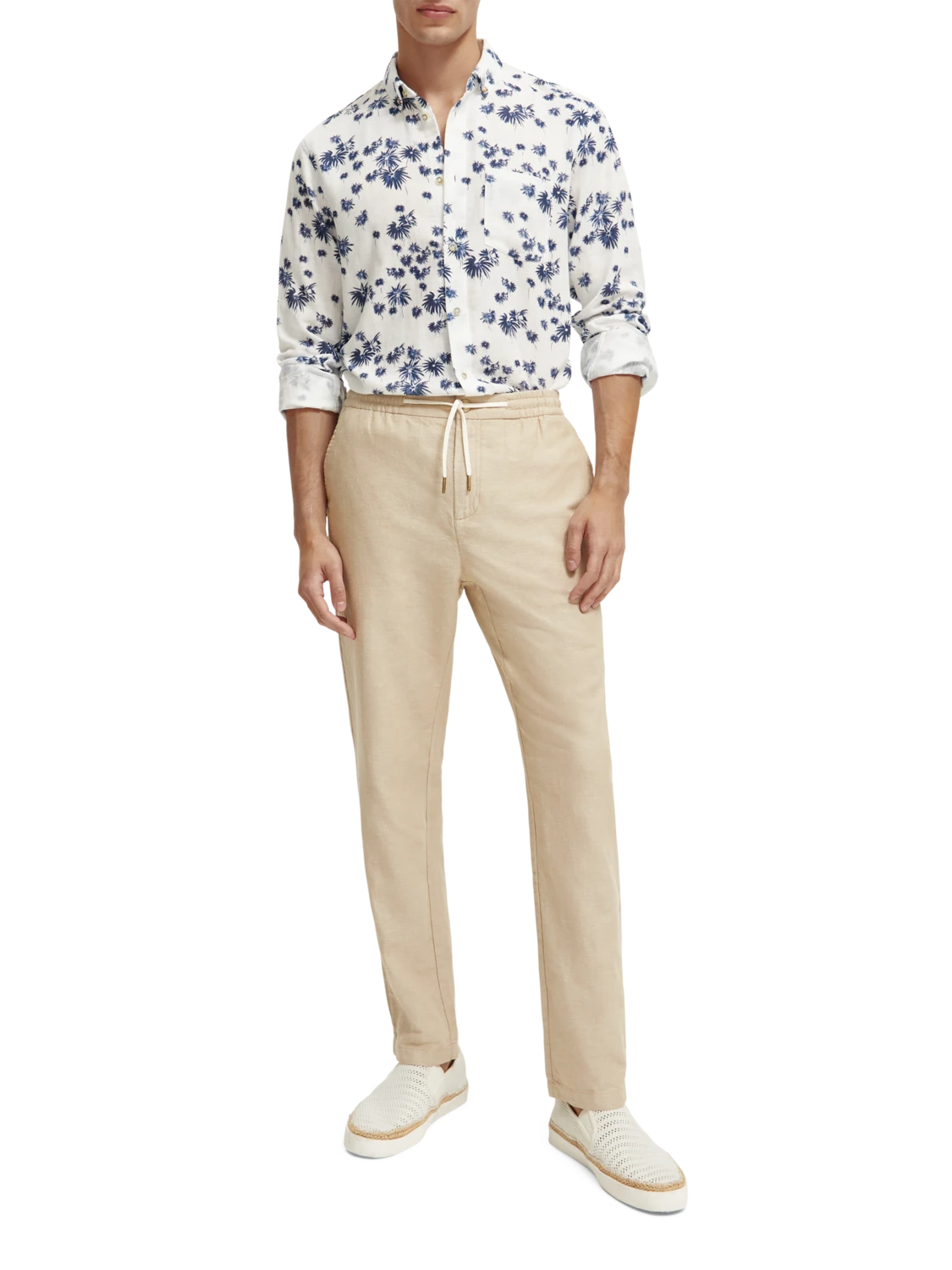 Scotch & Soda Regular Fit Bonded Shirt With Sleeve Adjustment 4 Scotch & Soda Regular Fit Bonded Shirt With Sleeve Adjustment - Image 2
