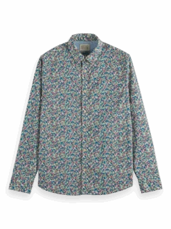 Scotch & Soda Allover Flower Print Shirt