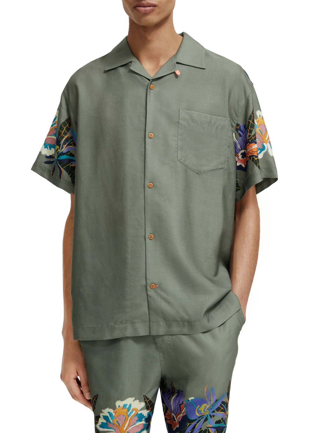 Scotch & Soda Printed Camp Shirt 3 Scotch & Soda Printed Camp Shirt