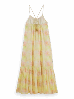 Scotch & Soda Tiered Strap Maxi Dress -Scotch & Soda 171834 Multi 20Tie 20Dye BCK