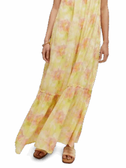 Scotch & Soda Tiered Strap Maxi Dress -Scotch & Soda 171834 Multi 20Tie 20Dye NHD DTL2
